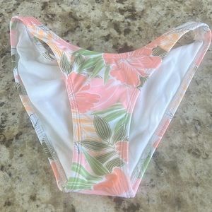 NWOT * Exhilaration Floral Bikini Bottoms Size Small